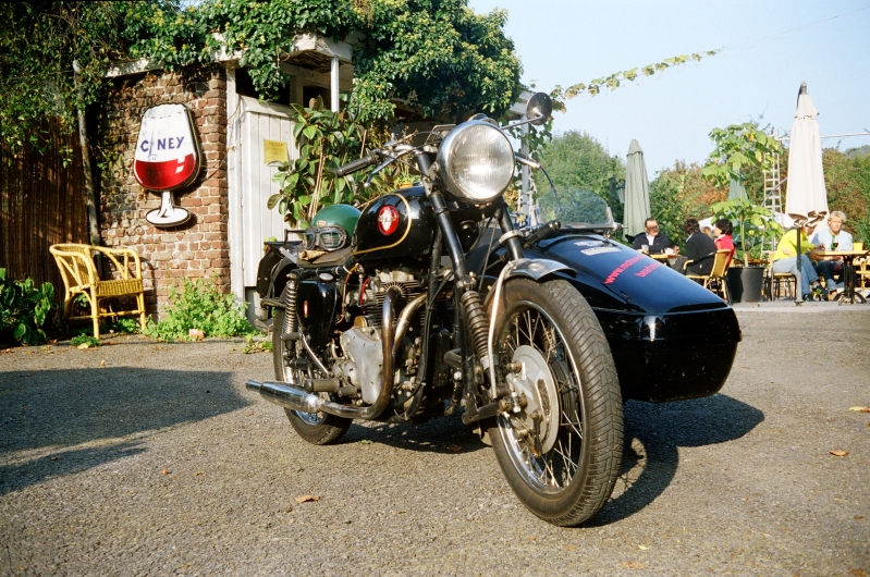 Motorrad Gespann Beiwagen Frank Just Motorenteilebearbeitung